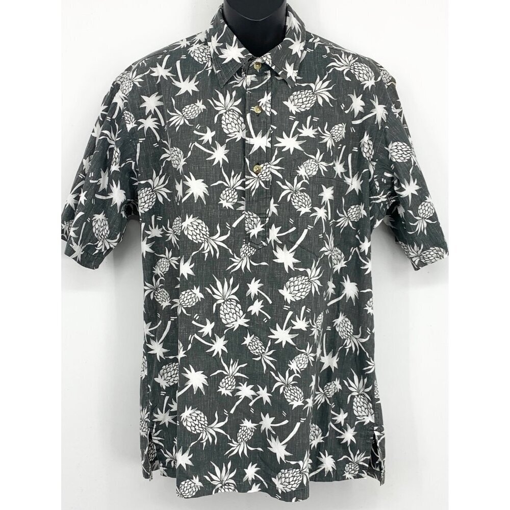 Ono Company Liberty House Medium Vintage Aloha Hawaiian Shirt Pineapple EUC